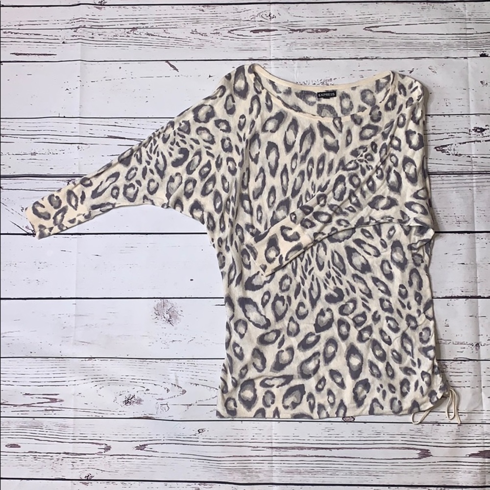 EXPRESS Leopard Print Sweater